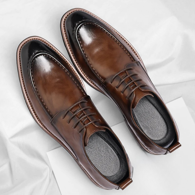 Men's Leather Derby Shoes – Smart Office & Formal Footwear
