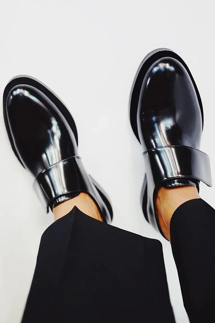 Women's Polished Strap Loafers - Everyday Elegance