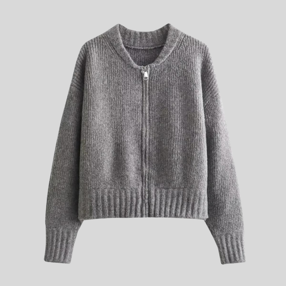 Women's Lightweight Zip-Front Jacket – Minimalist Layering