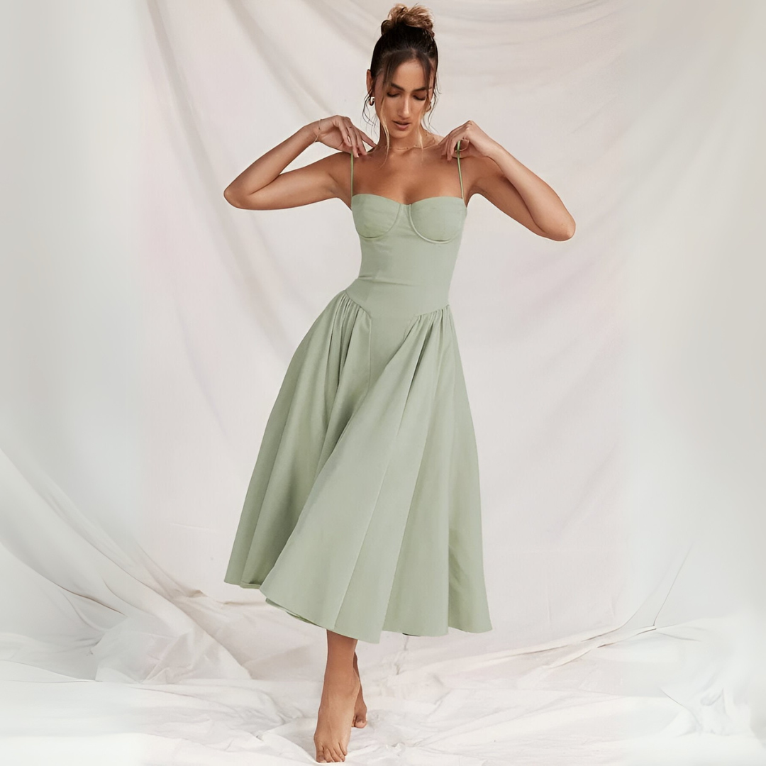 Women's Maren Sleeveless Corset Dress - Elegant & Sophisticated