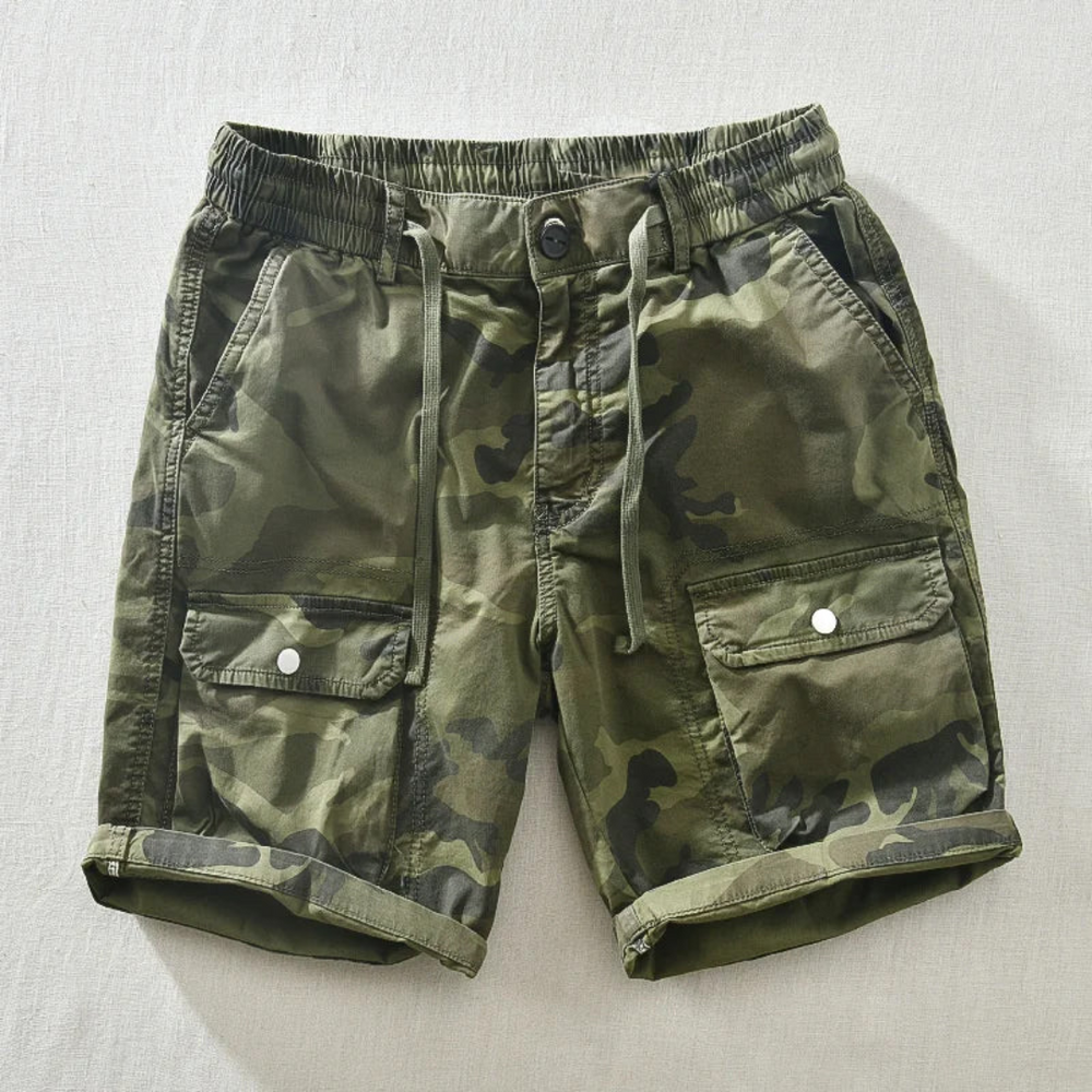 Men's Camo Shorts – Barcelona Relaxed Fit Summer Streetwear