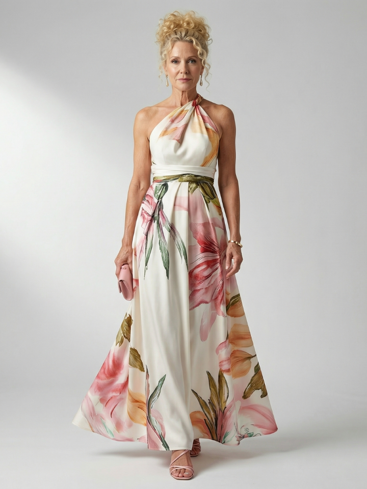 Women's Floral Maxi Dress - Breezy and Comfortable