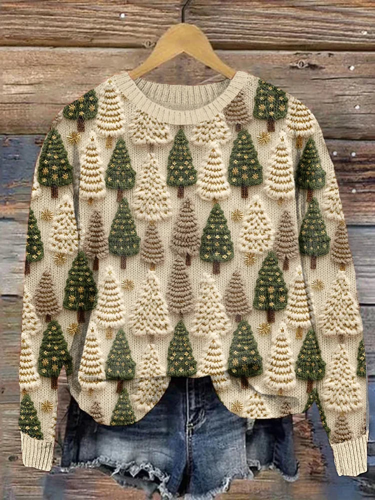Women's Cozy Knit Sweater - Effortless Everyday Comfort