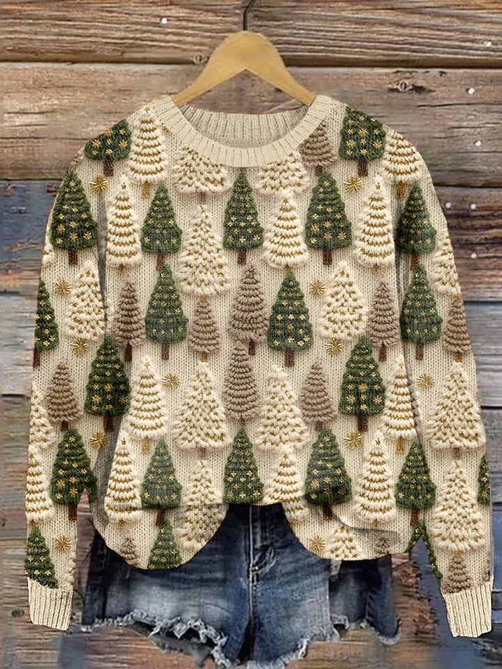Women's Cozy Knit Sweater - Effortless Everyday Comfort