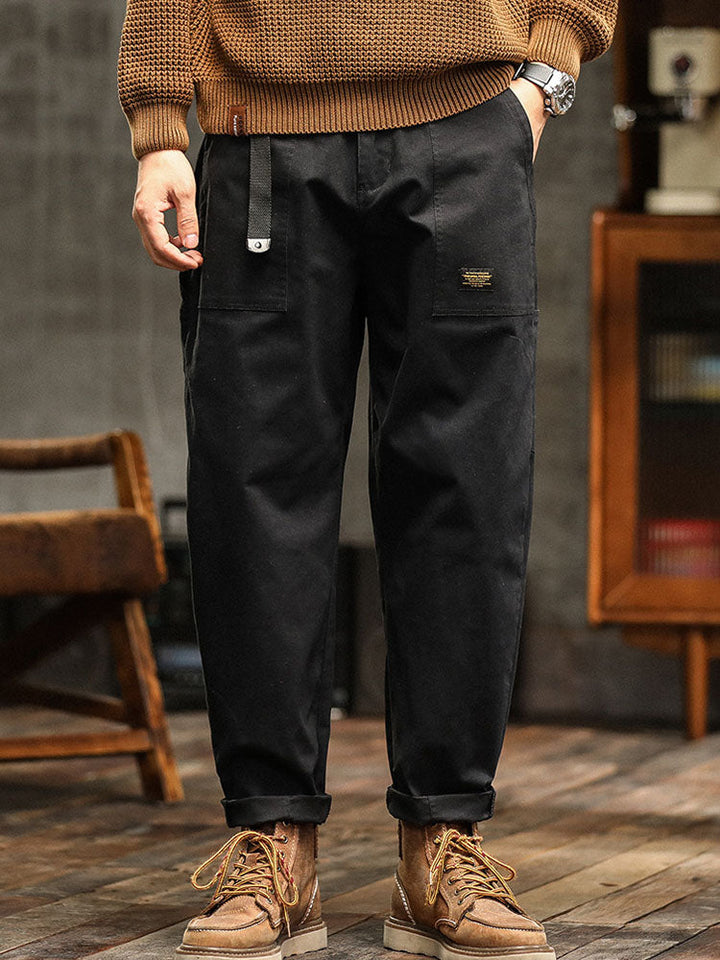 Men's Vintage-Inspired Cargo Pants - Everyday Utility