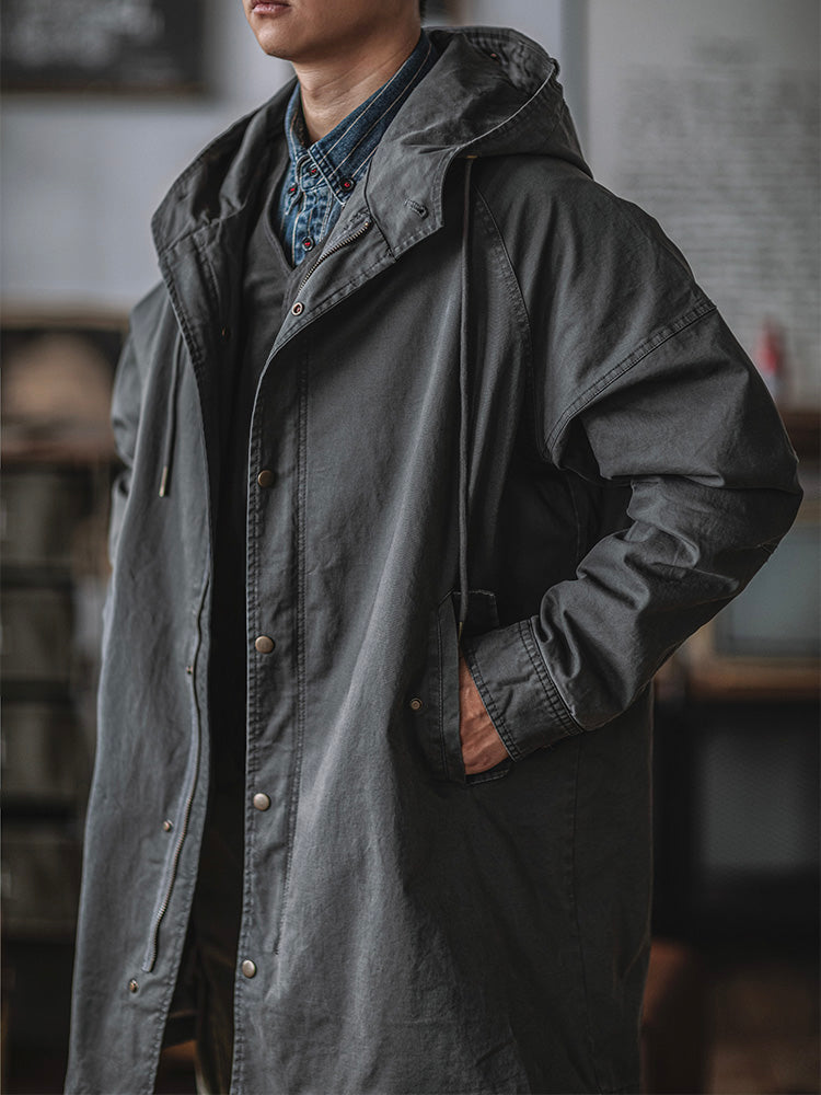 Men's Heavyweight Cotton Fishtail Parka - Vintage Military Inspired