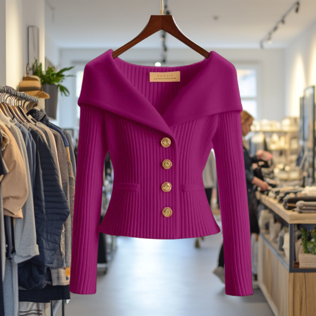 Women's Luxurious Knit Cardigan - Everyday Elegance & Warmth