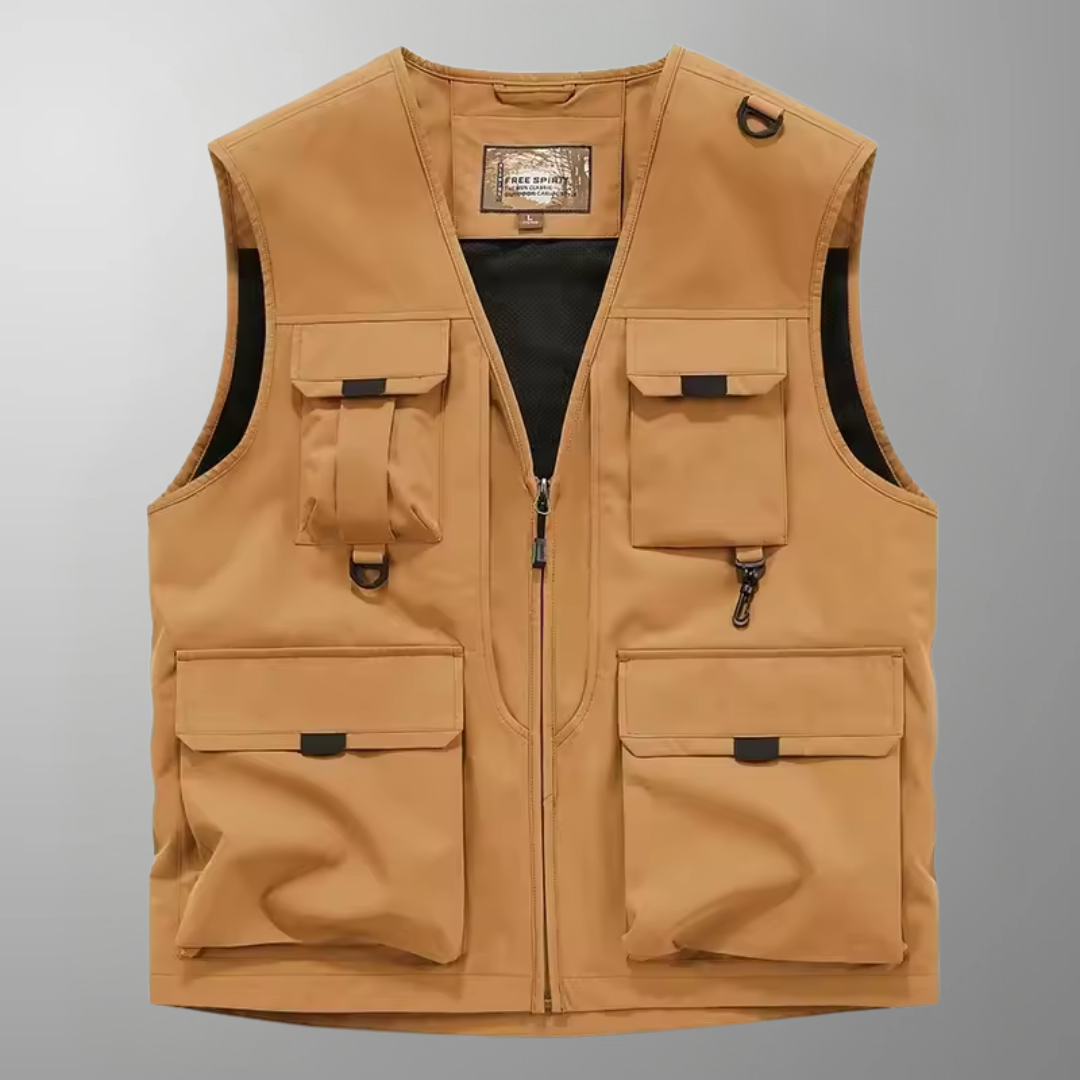 Women's Stylish Cargo Vest - Casual Layering Essential