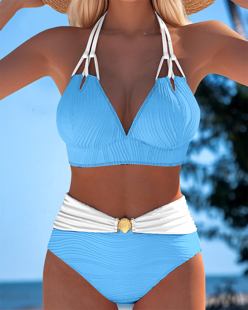 Women's Elegant Support Bikini Set - Chic Beach Style