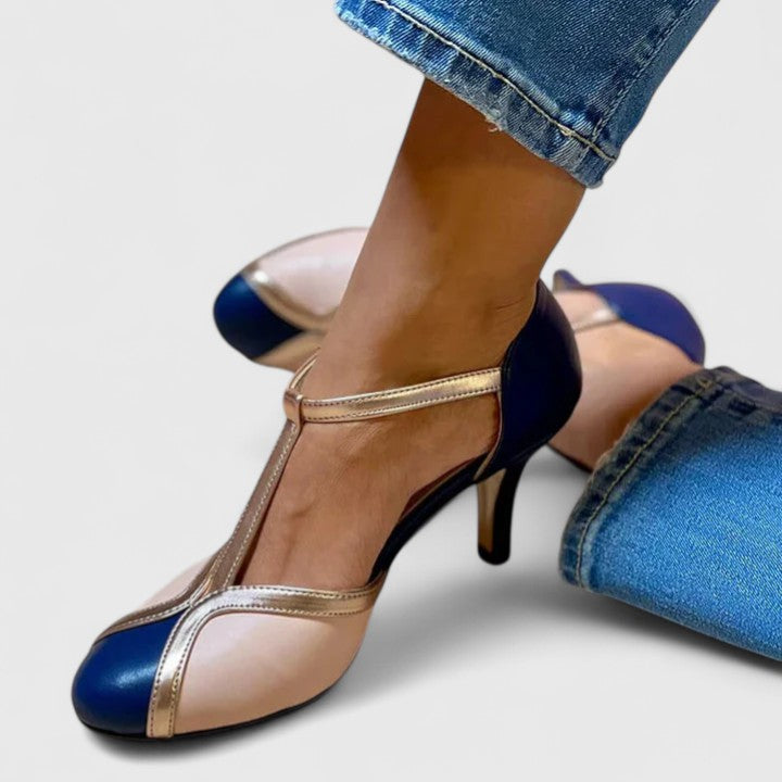 Women's Alisson T-Strap Heels - Classic Elegance for Any Occasion