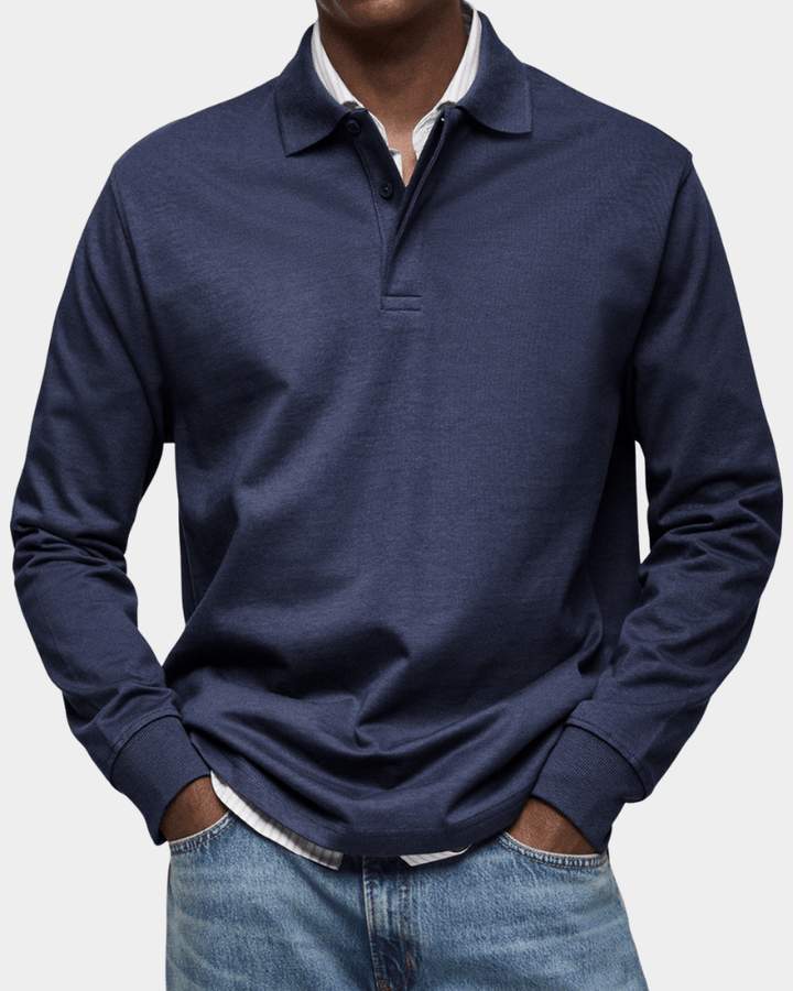 Wilson | Klassisches Langarm-Poloshirt