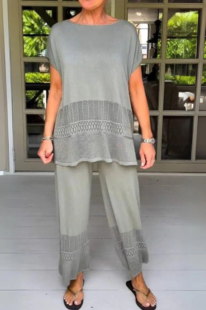 Women's Elodie Timeless Comfy Two-Piece Set - Everyday Elegance