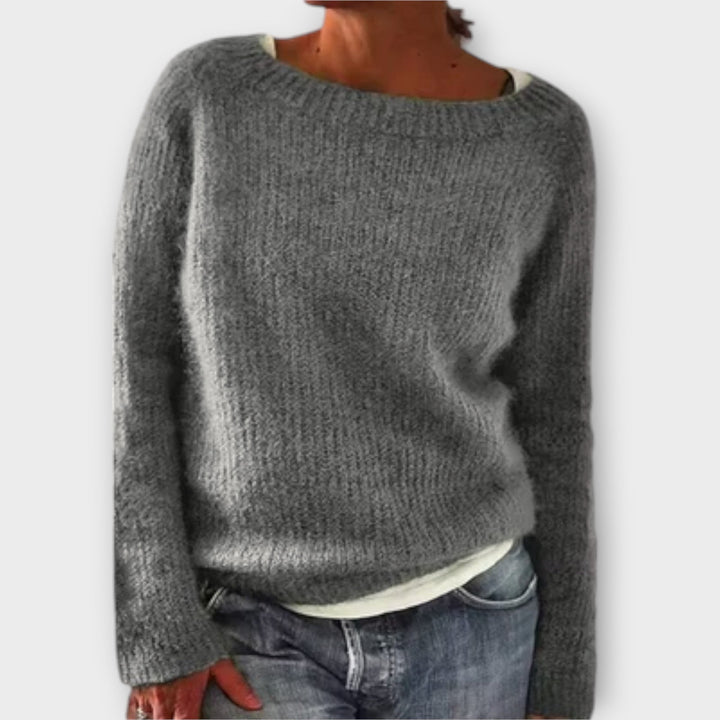 Women's Cozy Charm Knit Sweater - Relaxed Everyday Comfort