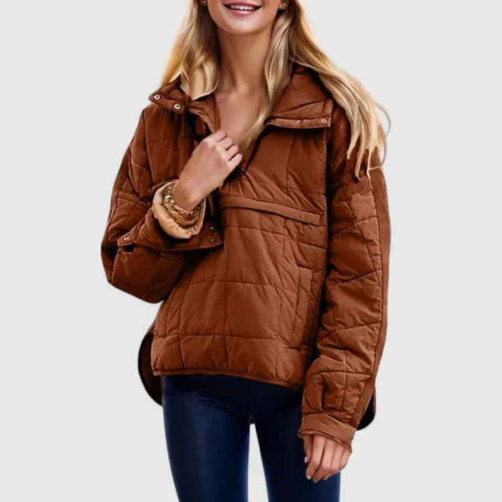 Women's Cora Cozy Quilted Puffer Jacket - Lightweight Warmth