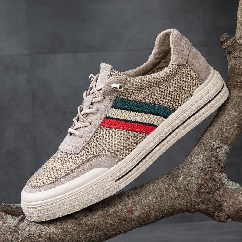 Men's Suede & Mesh Retro Trainers – Lightweight Everyday Style