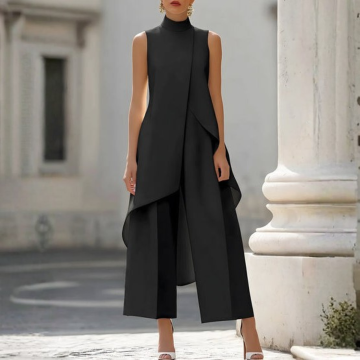 Women's Elegant Drop-Waist Jumpsuit - Effortless Chic