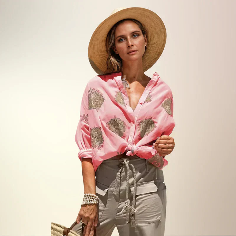 Women's Light and Chic Blouse - Effortless Everyday Elegance