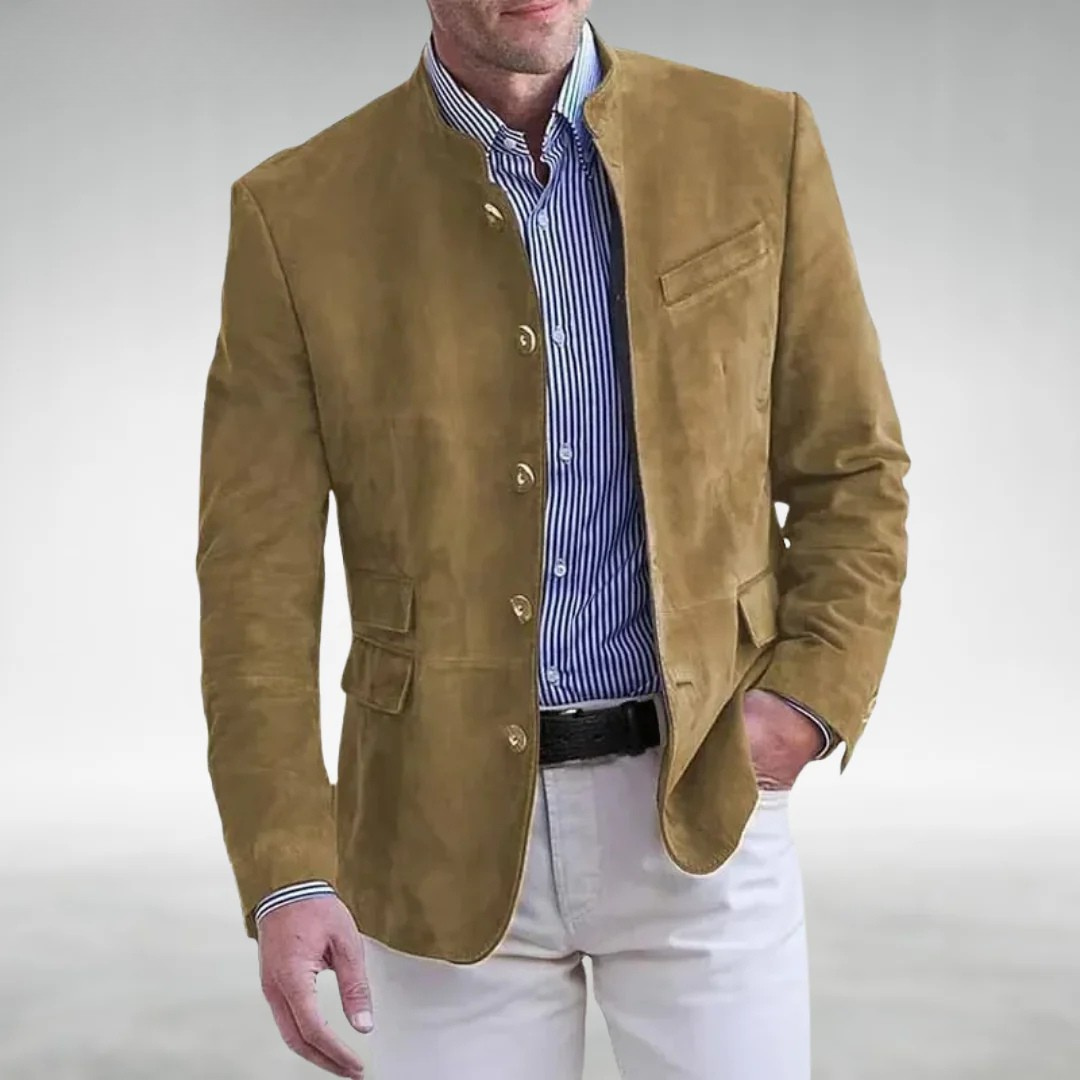 Men's Smart Casual Jacket - Refined Comfort for Work or Weekend