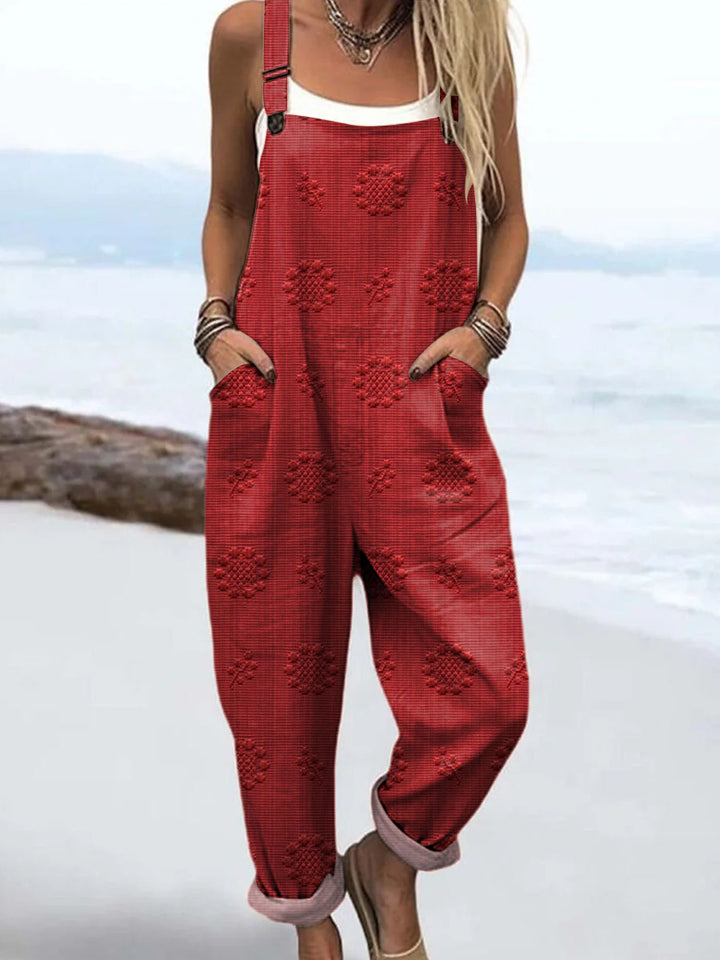 Women's Casual Pattern Jumpsuit - Effortless Everyday Style