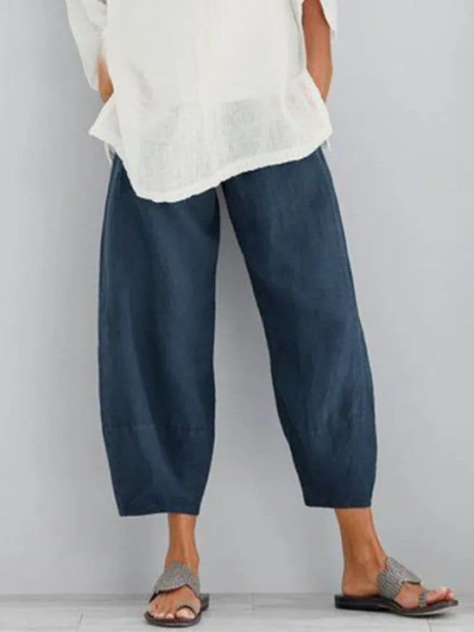Women's Relaxed Crop Pants – Effortless Everyday Fit