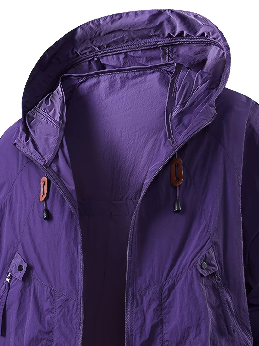 Women's Waterproof Windbreaker Jacket with Adjustable Hood