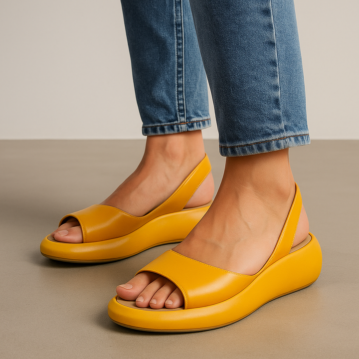 Women's Minimalist Open-Toe Sandals - Effortless Everyday Style
