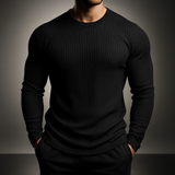 Men's Fine-Gauge Ribbed Knit Jumper – Smart Everyday Layering