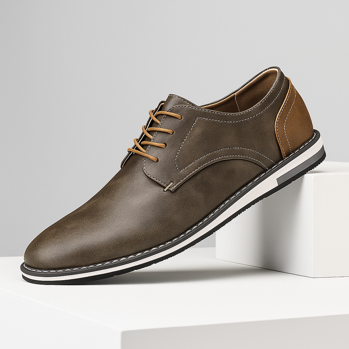 Men's Leather Derby Shoes – Smart Casual Everyday Footwear