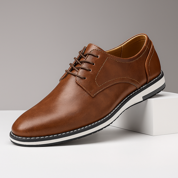 Men's Leather Derby Shoes – Smart Casual Everyday Footwear