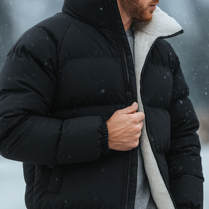 Men's Thermal Puffer Jacket - Insulated Winter Coat
