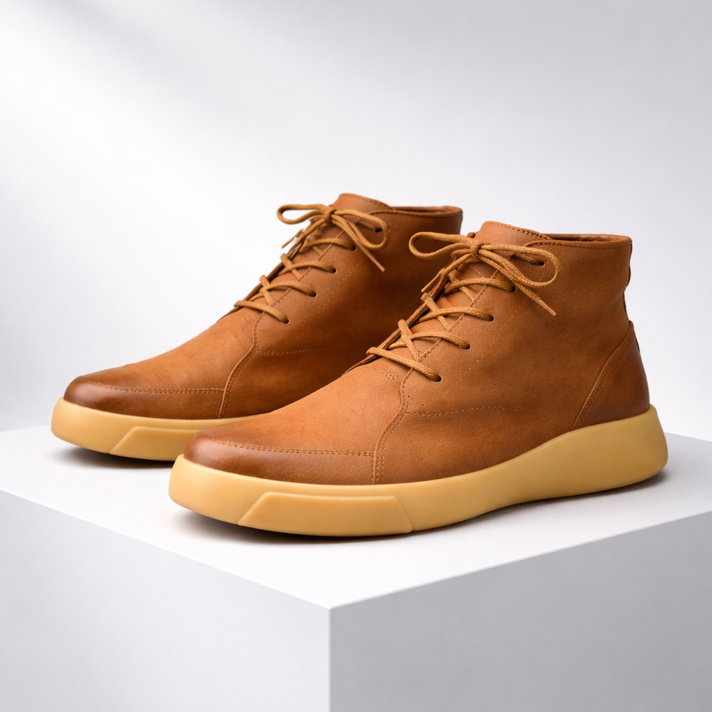 Men's Leather Chukka Boots – Smart Casual Ankle Desert Boots