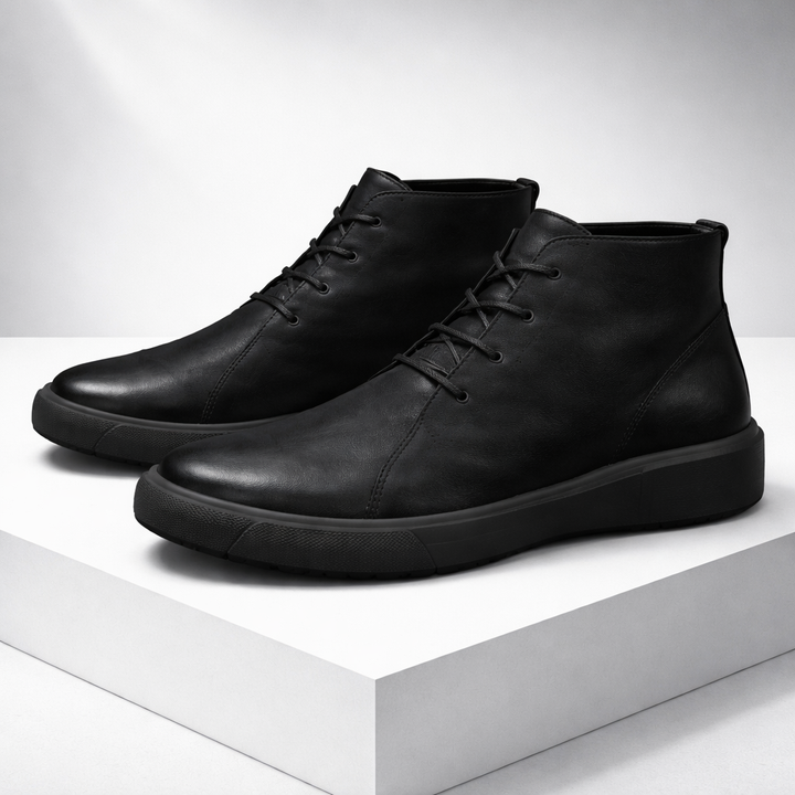 Men's Leather Chukka Boots – Smart Casual Ankle Desert Boots