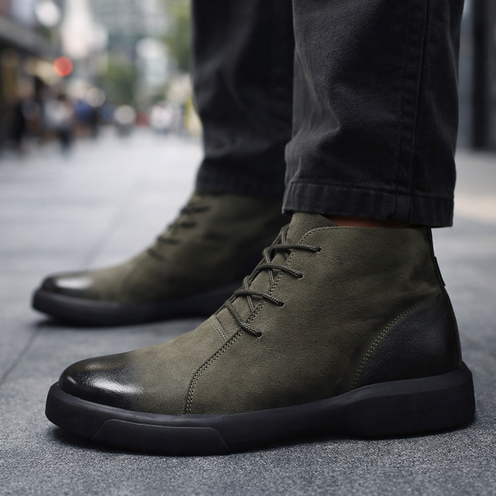 Men's Leather Chukka Boots – Smart Casual Ankle Desert Boots