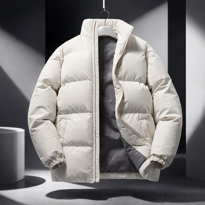Men's Insulated Puffer Jacket – Lightweight Warm Winter Coat