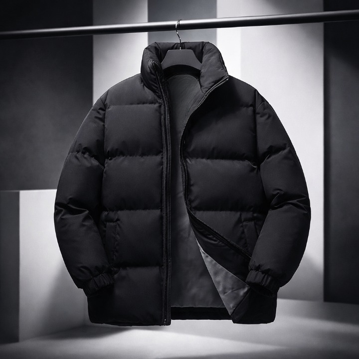 Men's Insulated Puffer Jacket – Lightweight Warm Winter Coat
