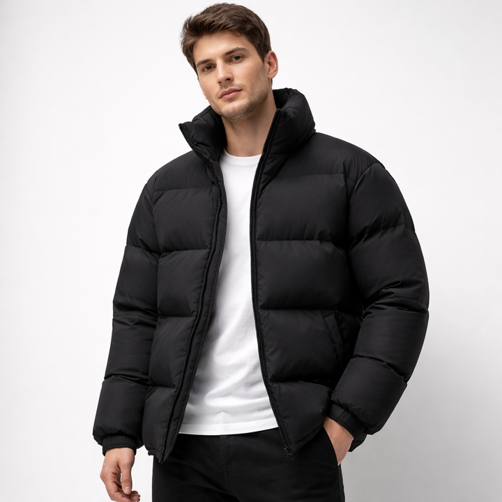 Men's Insulated Puffer Jacket – Lightweight Warm Winter Coat