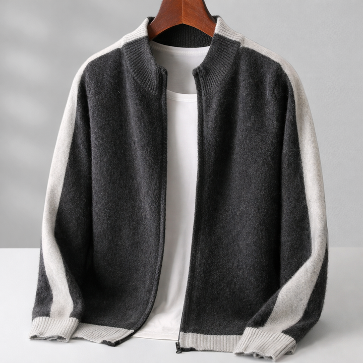 Men's Merino Wool Half-Zip Jumper – Lightweight Knit Sweater