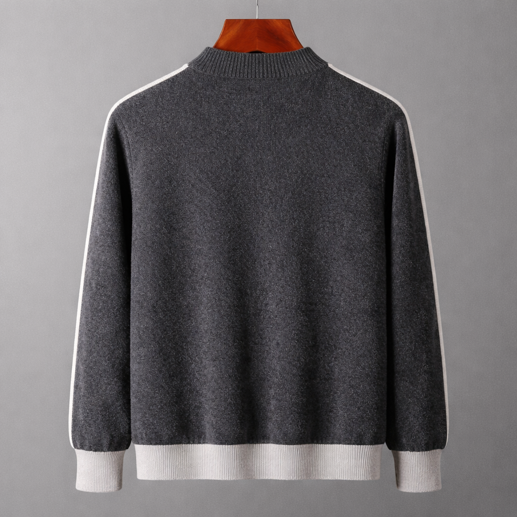 Men's Merino Wool Half-Zip Jumper – Lightweight Knit Sweater