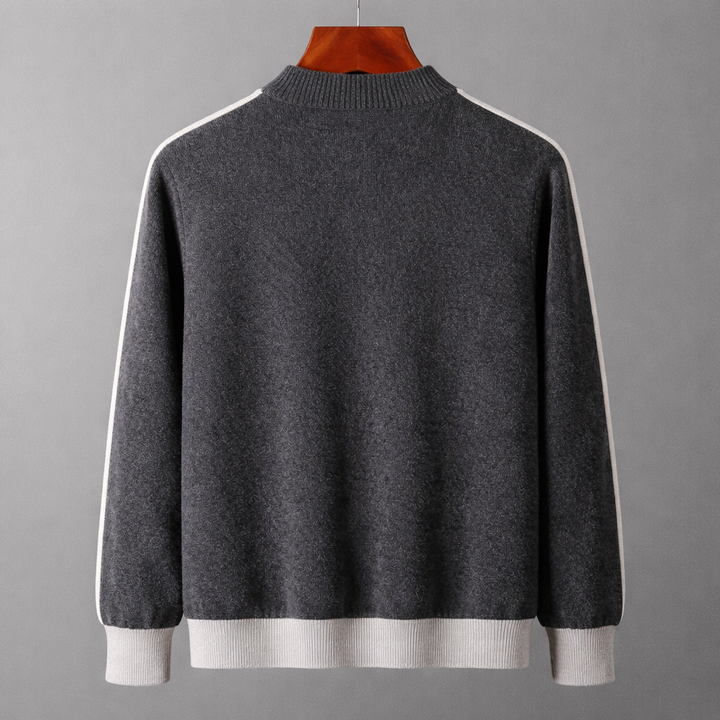 Men's Merino Wool Half-Zip Jumper – Lightweight Knit Sweater