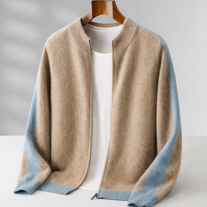Men's Merino Wool Half-Zip Jumper – Lightweight Knit Sweater