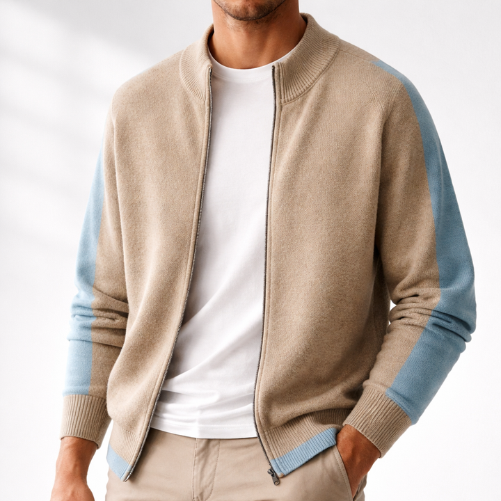 Men's Merino Wool Half-Zip Jumper – Lightweight Knit Sweater
