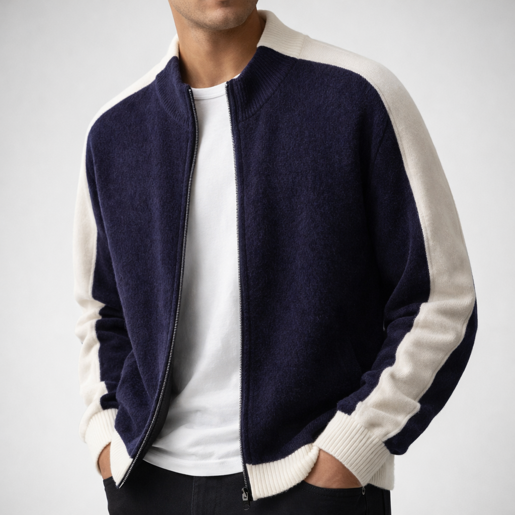 Men's Merino Wool Half-Zip Jumper – Lightweight Knit Sweater