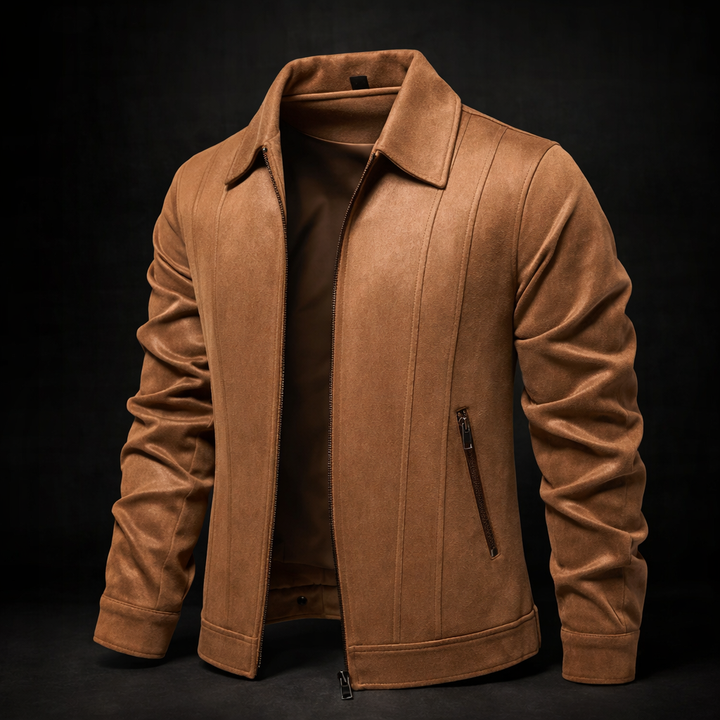 Men's Marseille Suede Jacket – Vintage-Finish Casual Layering