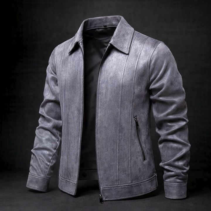 Men's Marseille Suede Jacket – Vintage-Finish Casual Layering