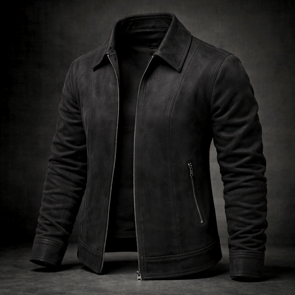 Men's Marseille Suede Jacket – Vintage-Finish Casual Layering