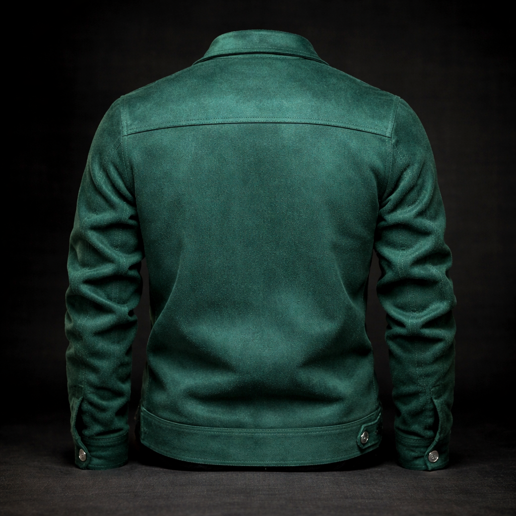 Men's Marseille Suede Jacket – Vintage-Finish Casual Layering
