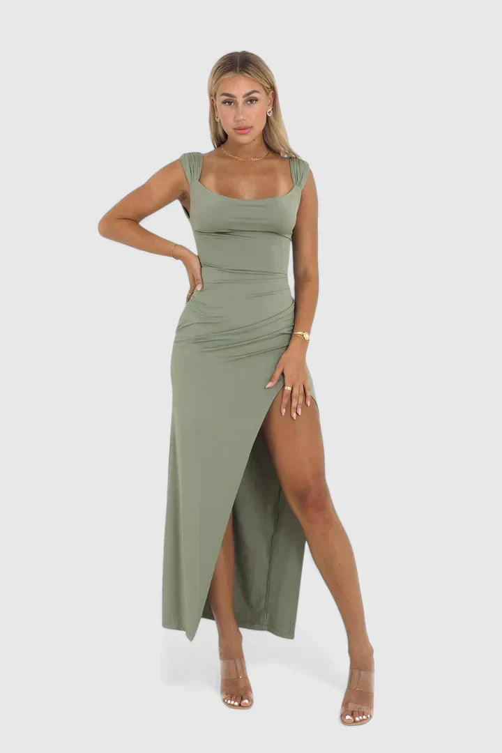 Women's Elegant Maxi Dress - Versatile Day to Night Style