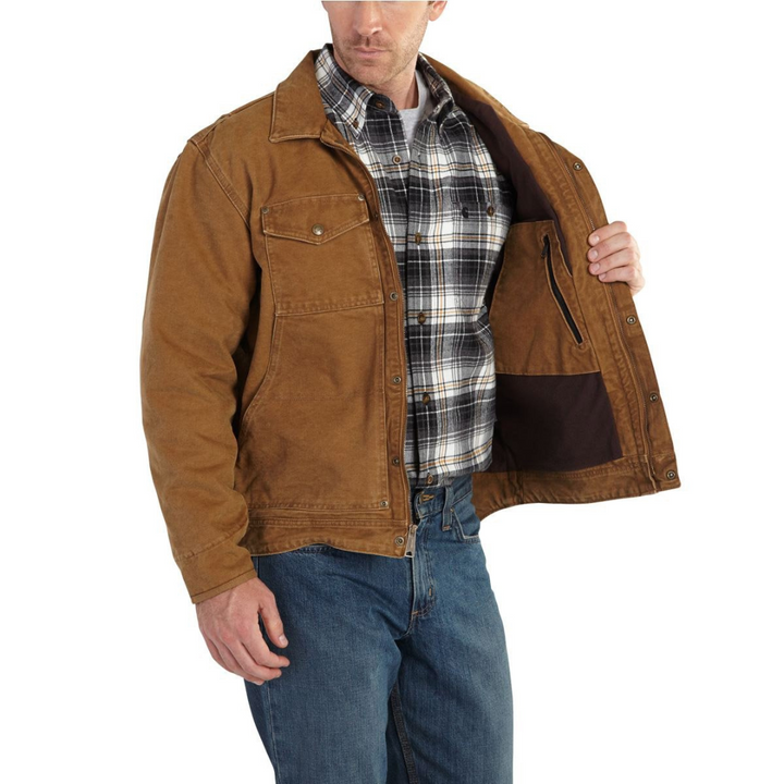Men's Berwick Jacket in Cotton Duck - Rugged & Comfortable