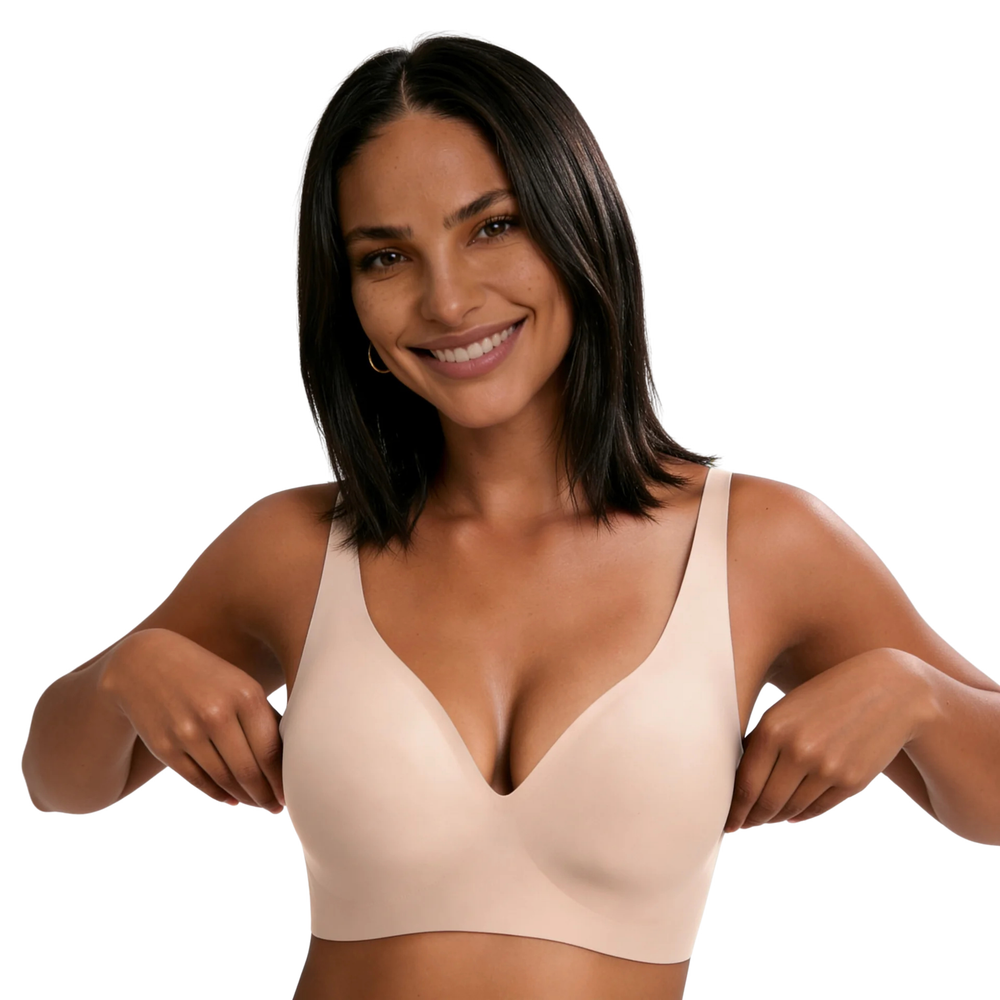Women's Seamless Second-Skin Bra – Wireless Everyday Comfort