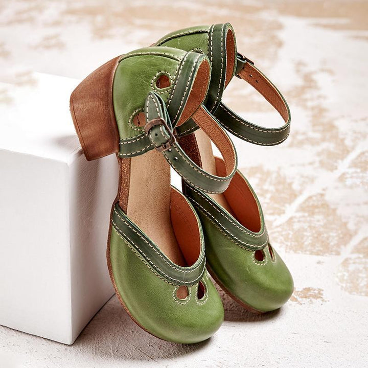 Women's Candice Mary Jane Sandals - Comfort Block Heel